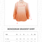 Monogram Gradient Shirt - Clownfish
