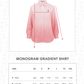Monogram Gradient Shirt - Jellyfish