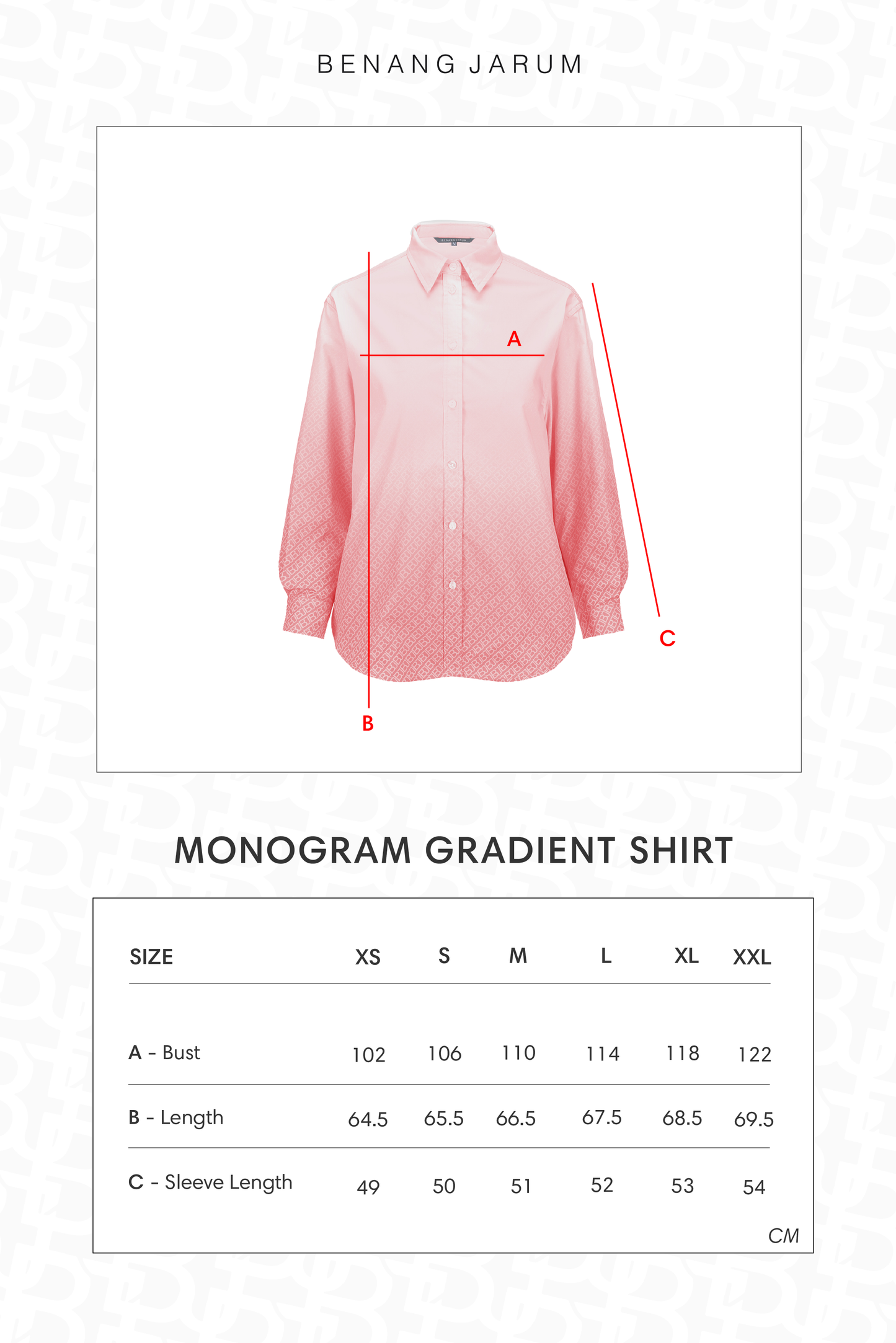Monogram Gradient Shirt - Jellyfish