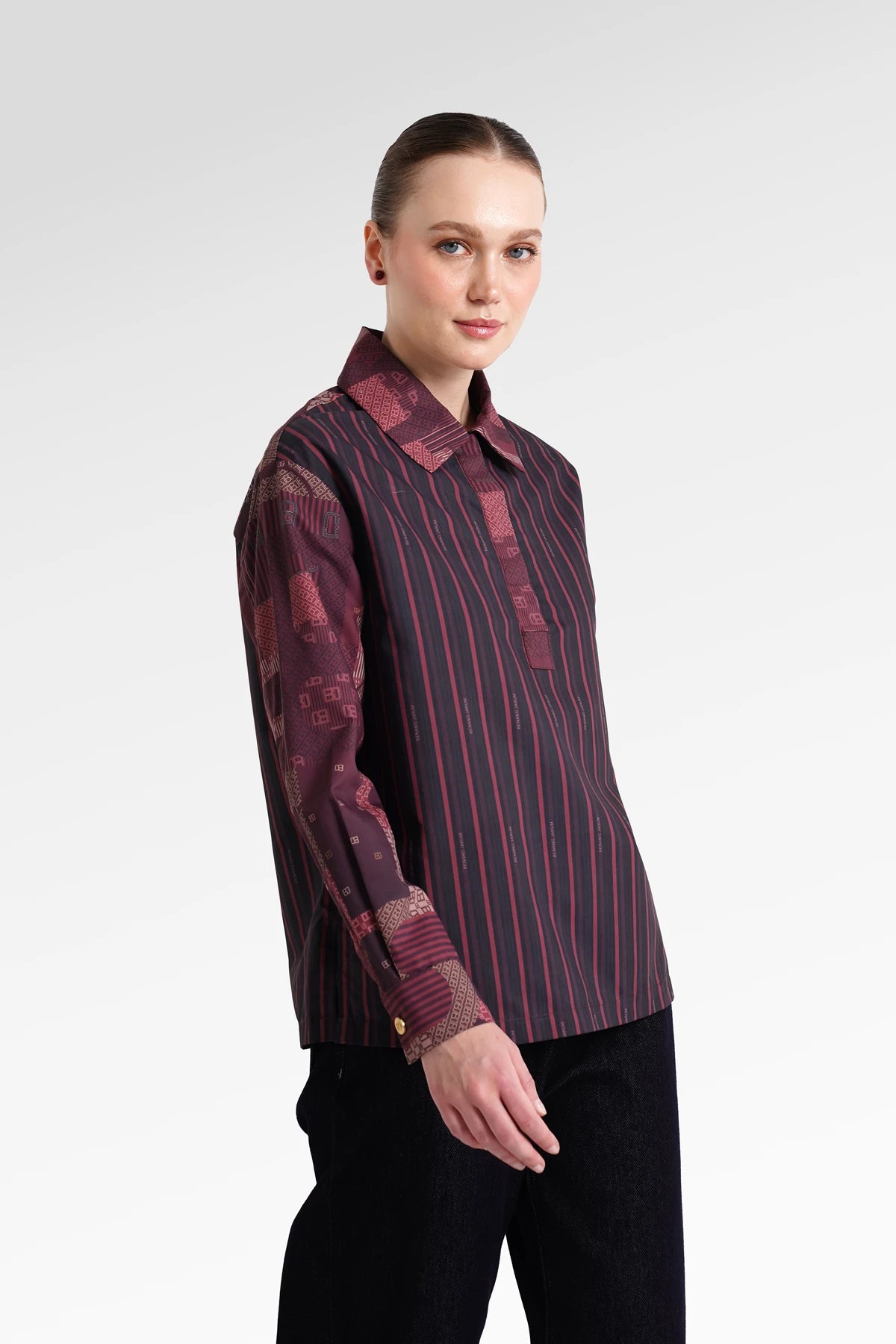 Monogram Polo Shirt - Berry