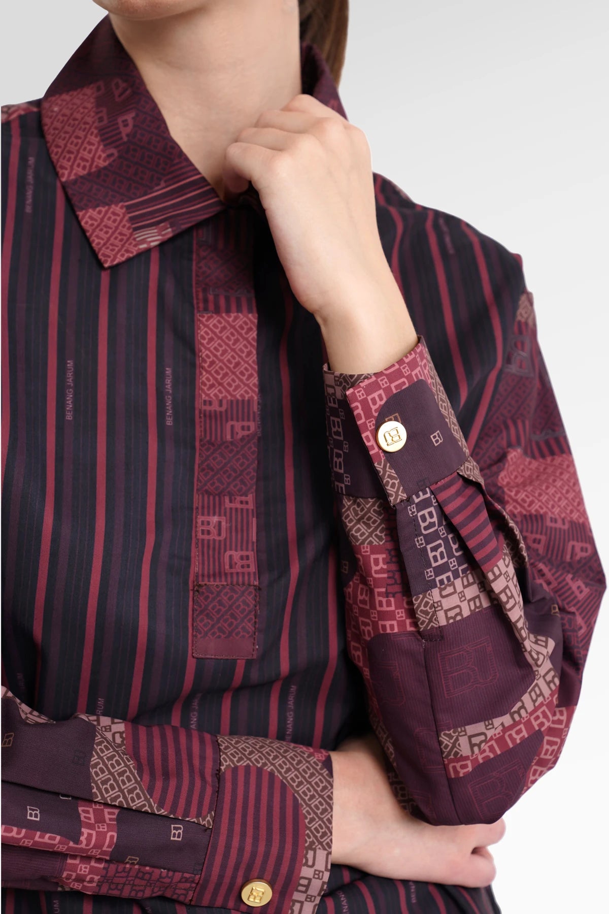 Monogram Polo Shirt - Berry