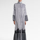 Mono Line Tiered Lace Dress - Oreo