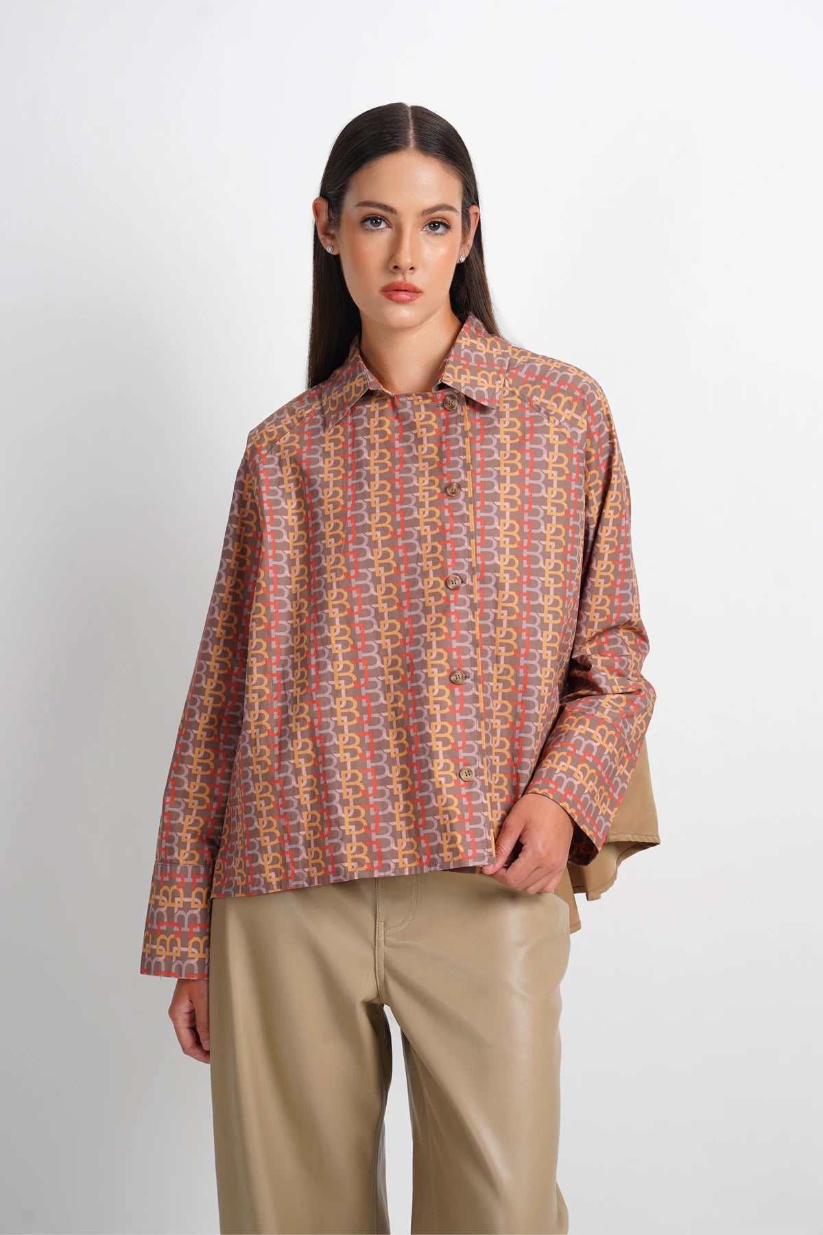 Mono Offset Placket Shirt - Como