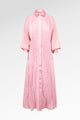 Mono Pleated Shirt Dress - Sorbet
