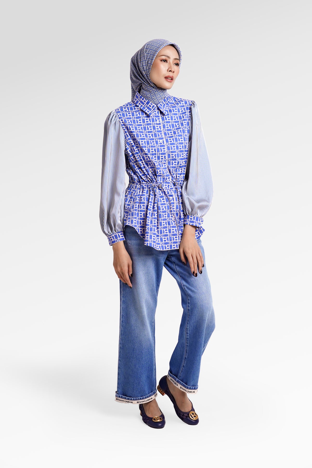 Mono Puzzle Drawstring Shirt - Yuzu
