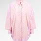 Mono Puzzle Oversized Shirt - Sorbet