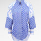 Mono Puzzle Oversized Shirt - Yuzu