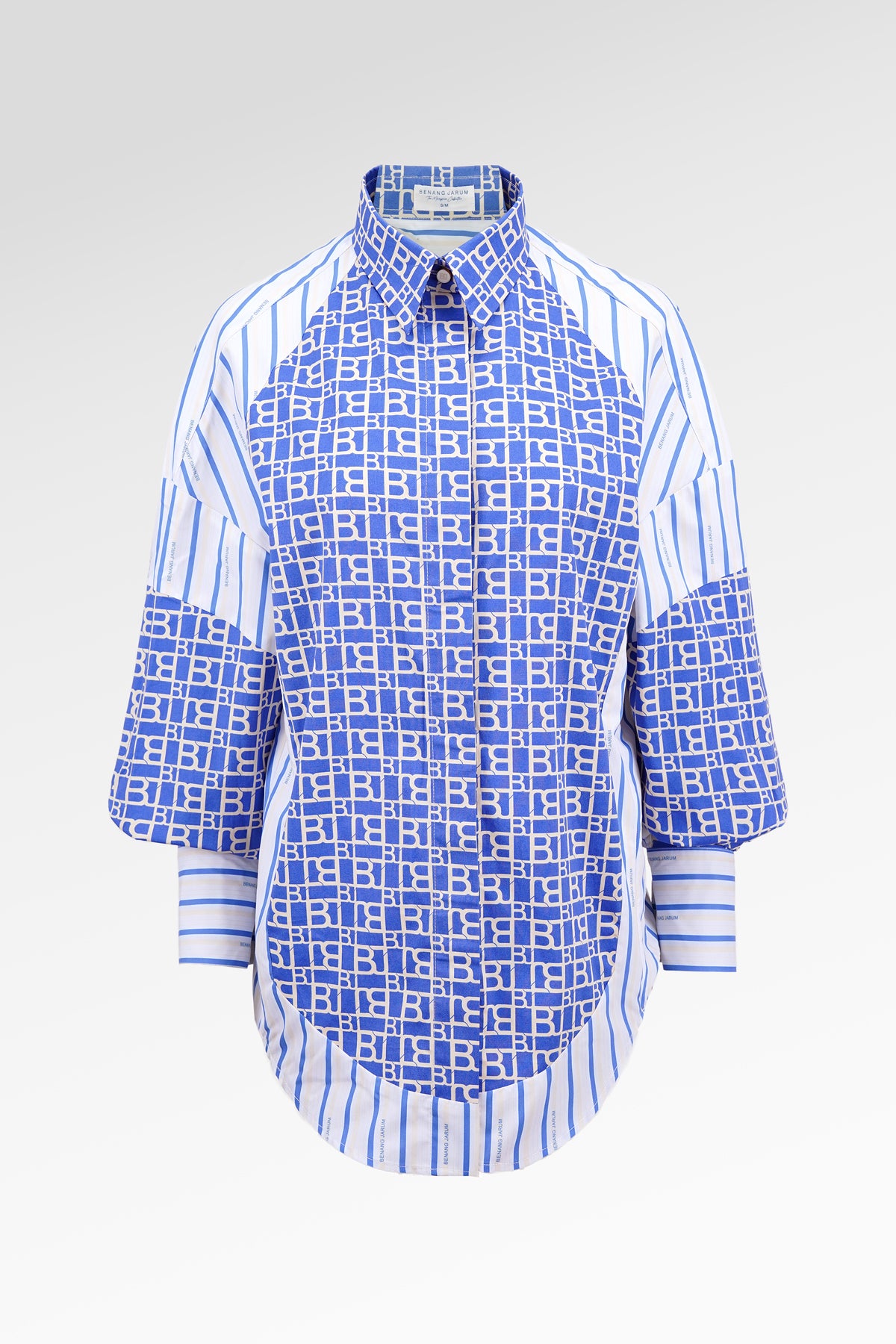 Mono Puzzle Oversized Shirt - Yuzu