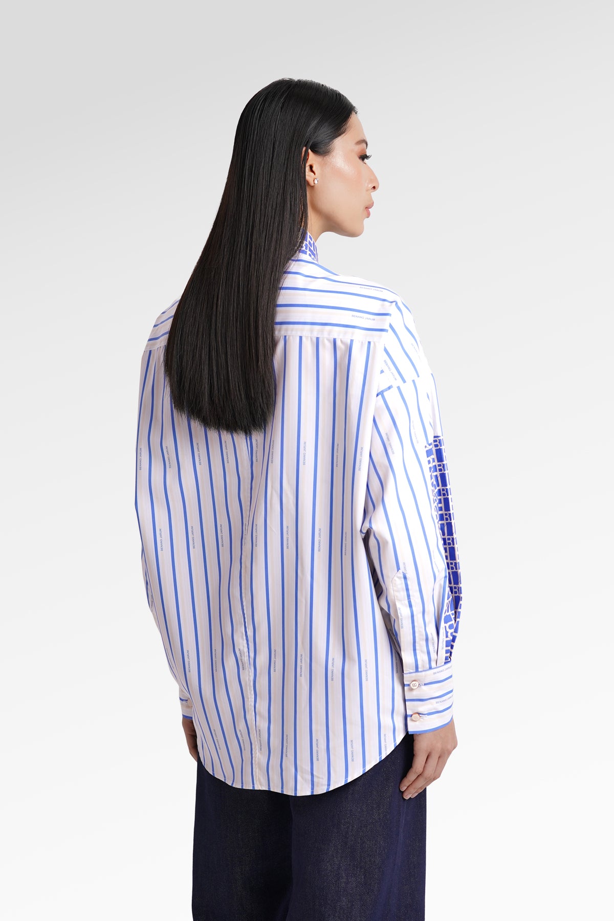 Mono Puzzle Oversized Shirt - Yuzu