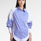 Mono Puzzle Oversized Shirt - Yuzu