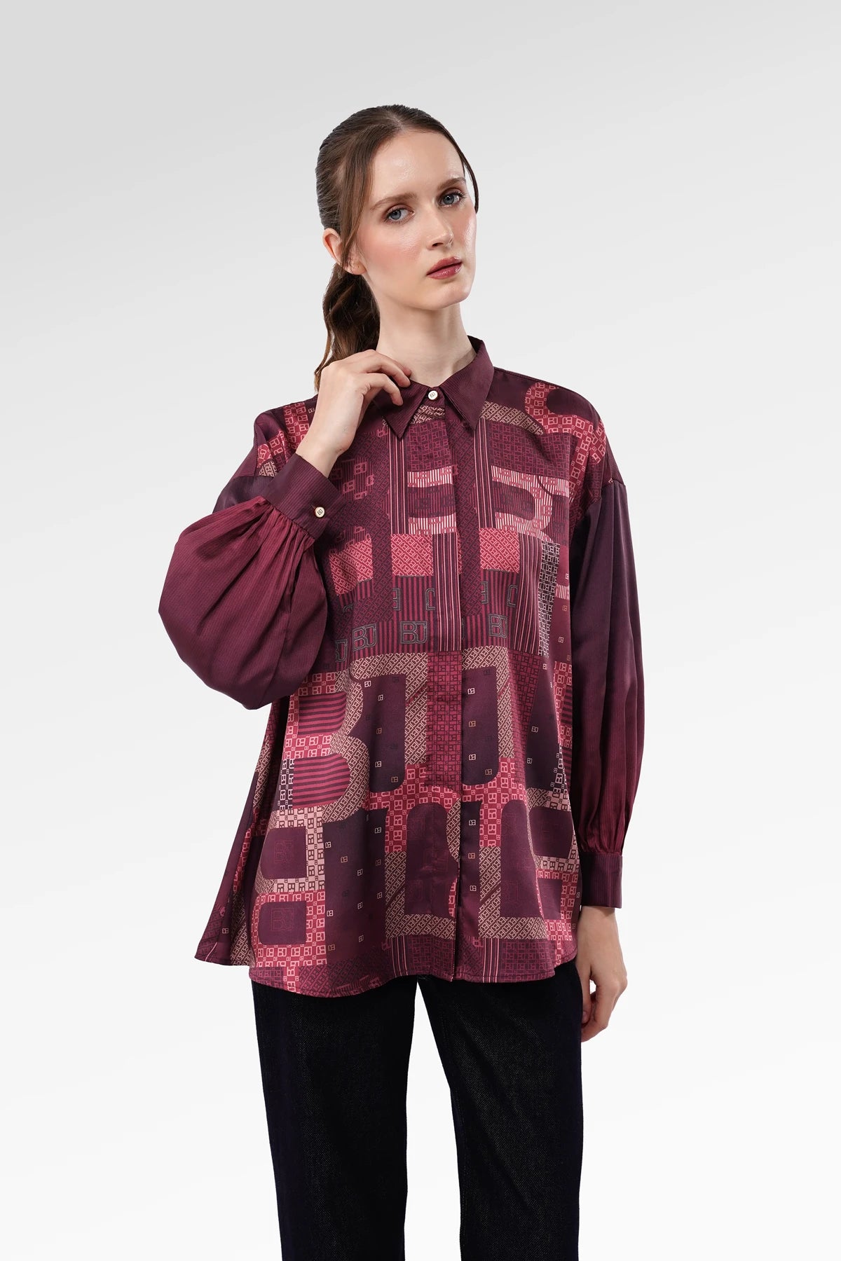 Mono Shirt - Berry