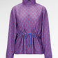 Mono Stripes Drawstring Jacket - Riviera