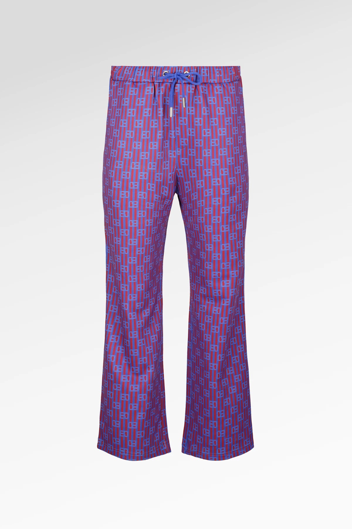 Mono Stripes Drawstring Pants - Riviera