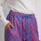 Mono Stripes Drawstring Pants - Riviera