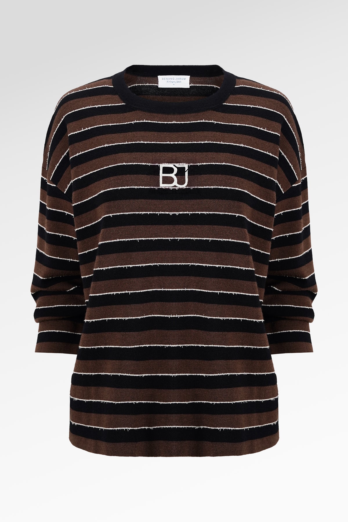Mono Stripes Knit - Black Choco