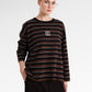 Mono Stripes Knit - Black Choco
