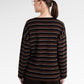 Mono Stripes Knit - Black Choco