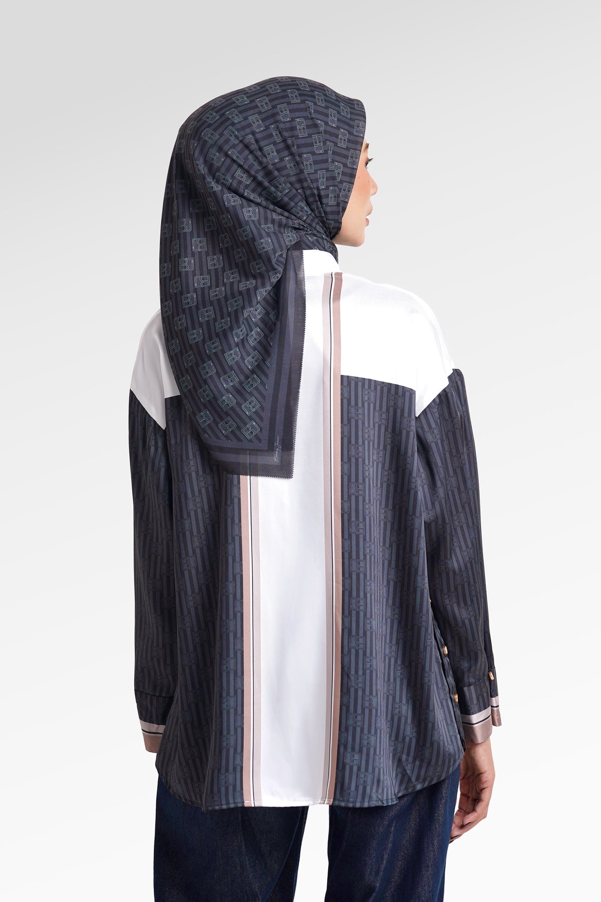 Mono Stripes Shirt - Black Choco