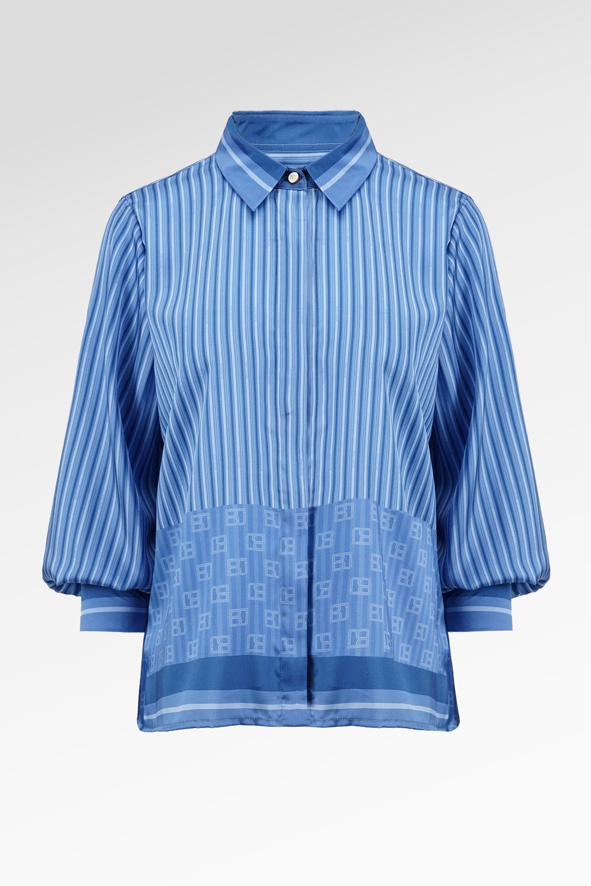 Mono Stripes Shirt - Timeless Blue