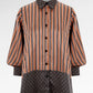 Mono Line Satin Shirt - Black