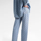 Mono Stripes Denim Pants - Timeless Blue