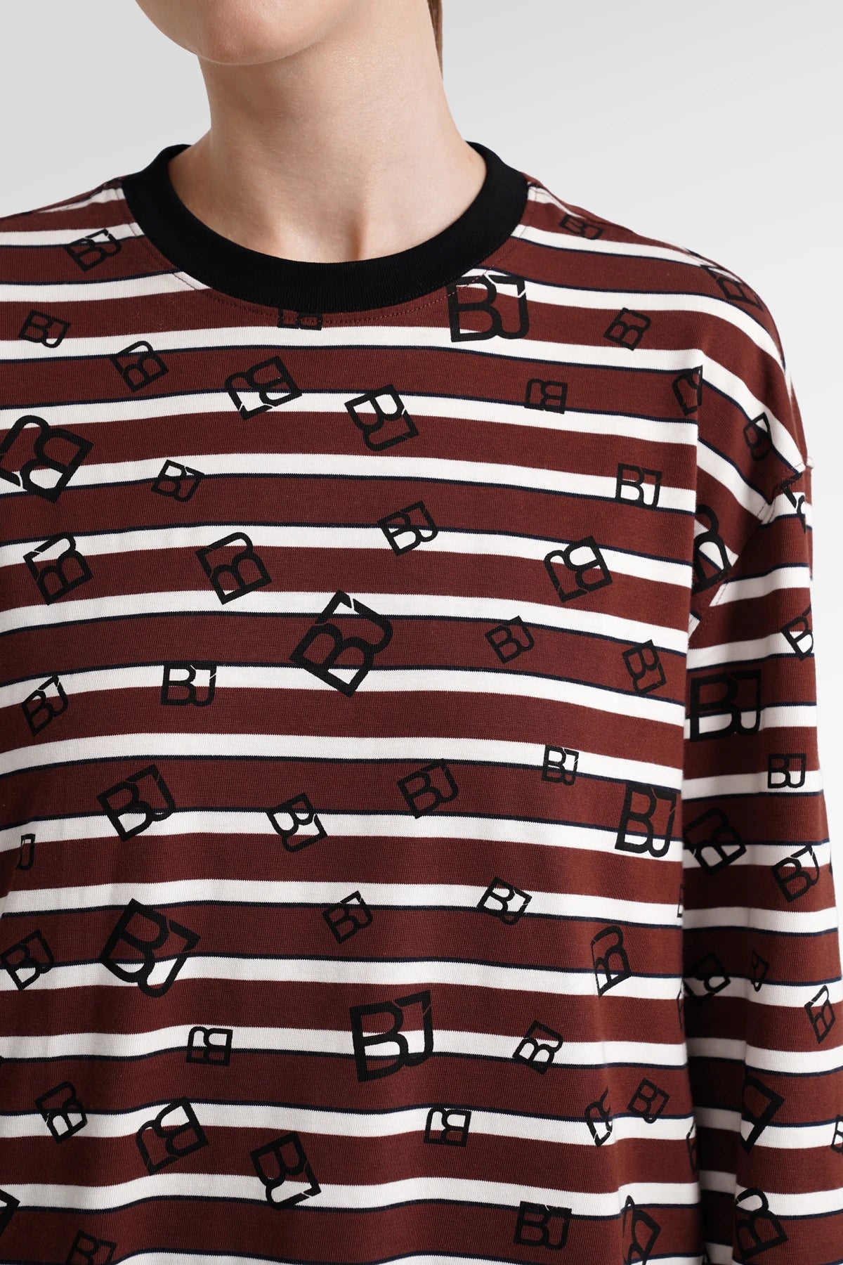 Mono Stripes T-Shirt - Choco