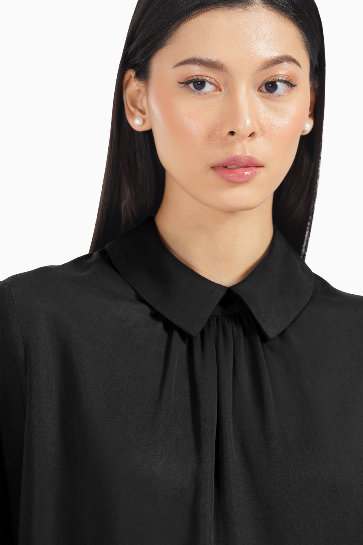 Maddy Flowy Blouse - Black