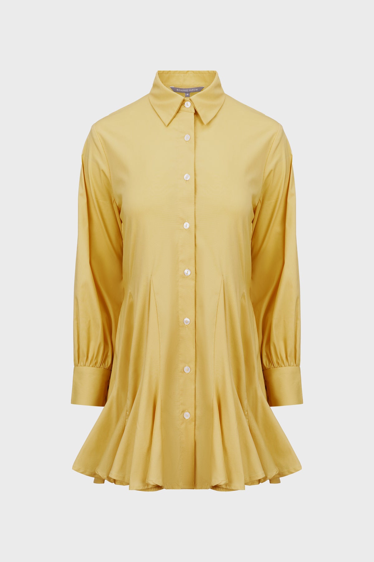 Mary Ruffle Shirt - Yellow