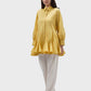 Mary Ruffle Shirt - Yellow