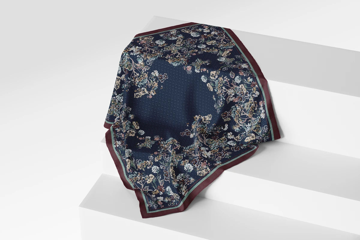 Metanoia Scarf - Blue Morpho