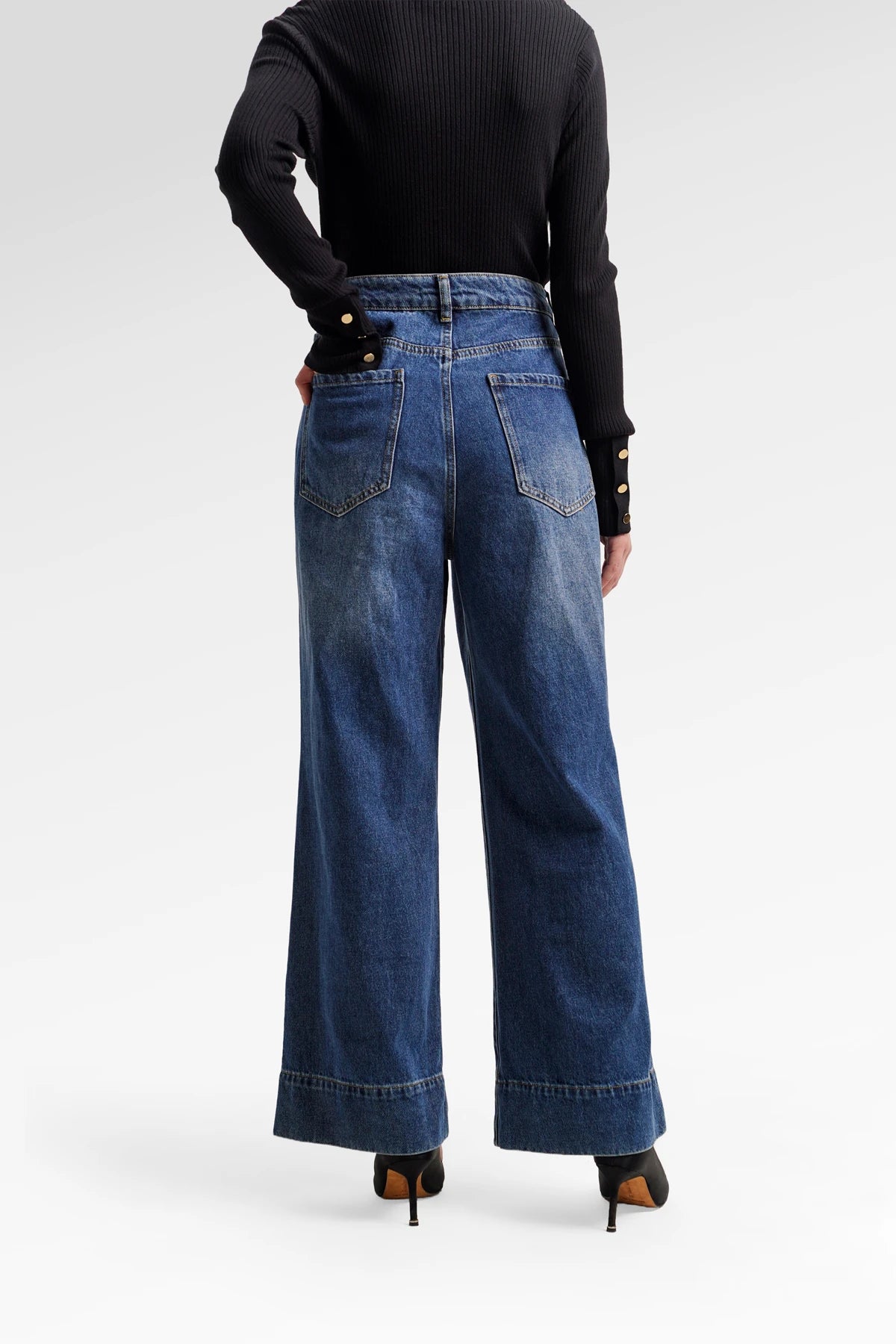 Mia Denim Pants - Blue