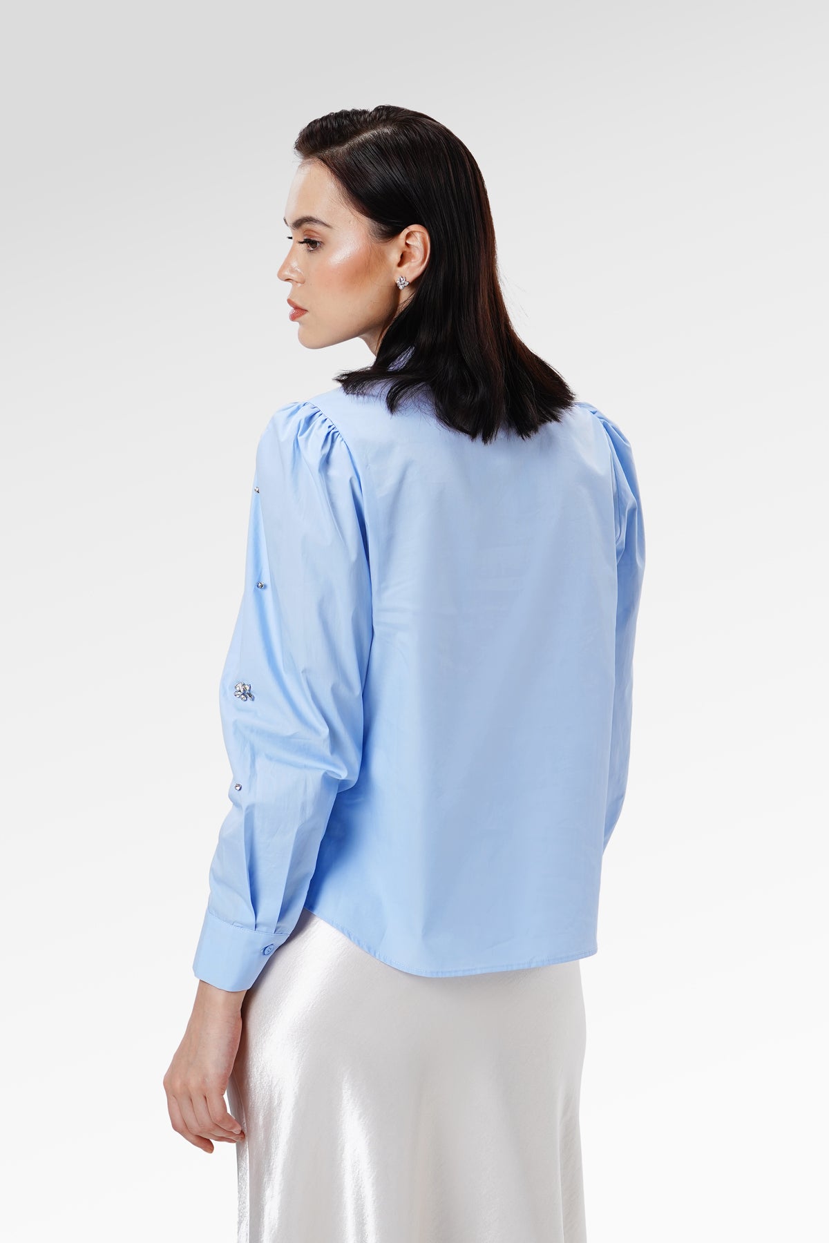 Miley Beads Shirt - Blue