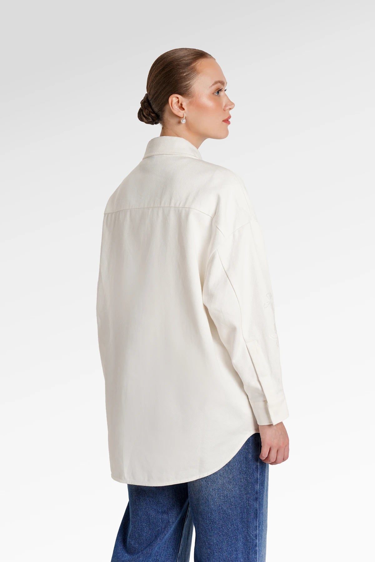 Mirelle Embroidery Blouse - Off White
