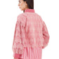 Mirelle Lace Shirt - Coral Pink