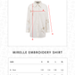 Mirelle Embroidery Blouse - Off White