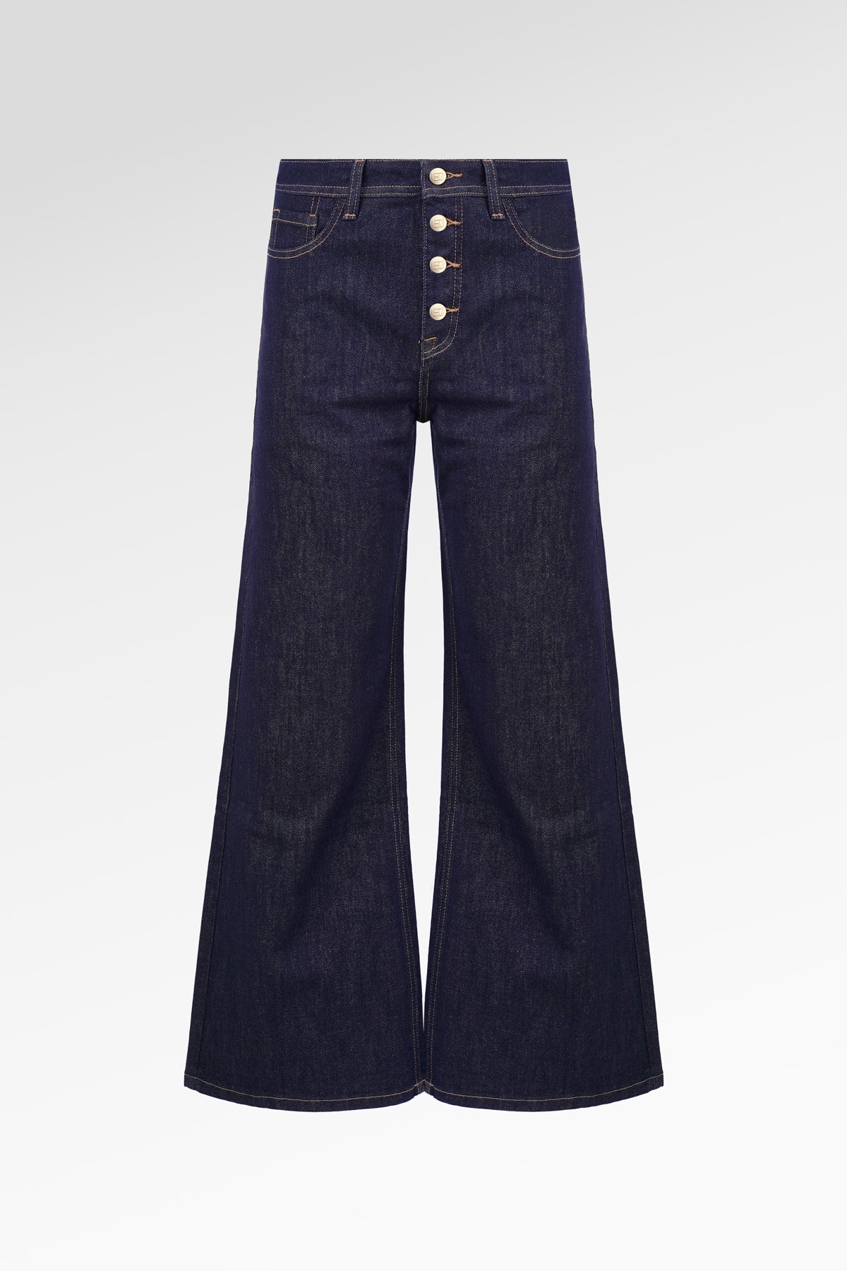 Molly Denim Pants - Navy