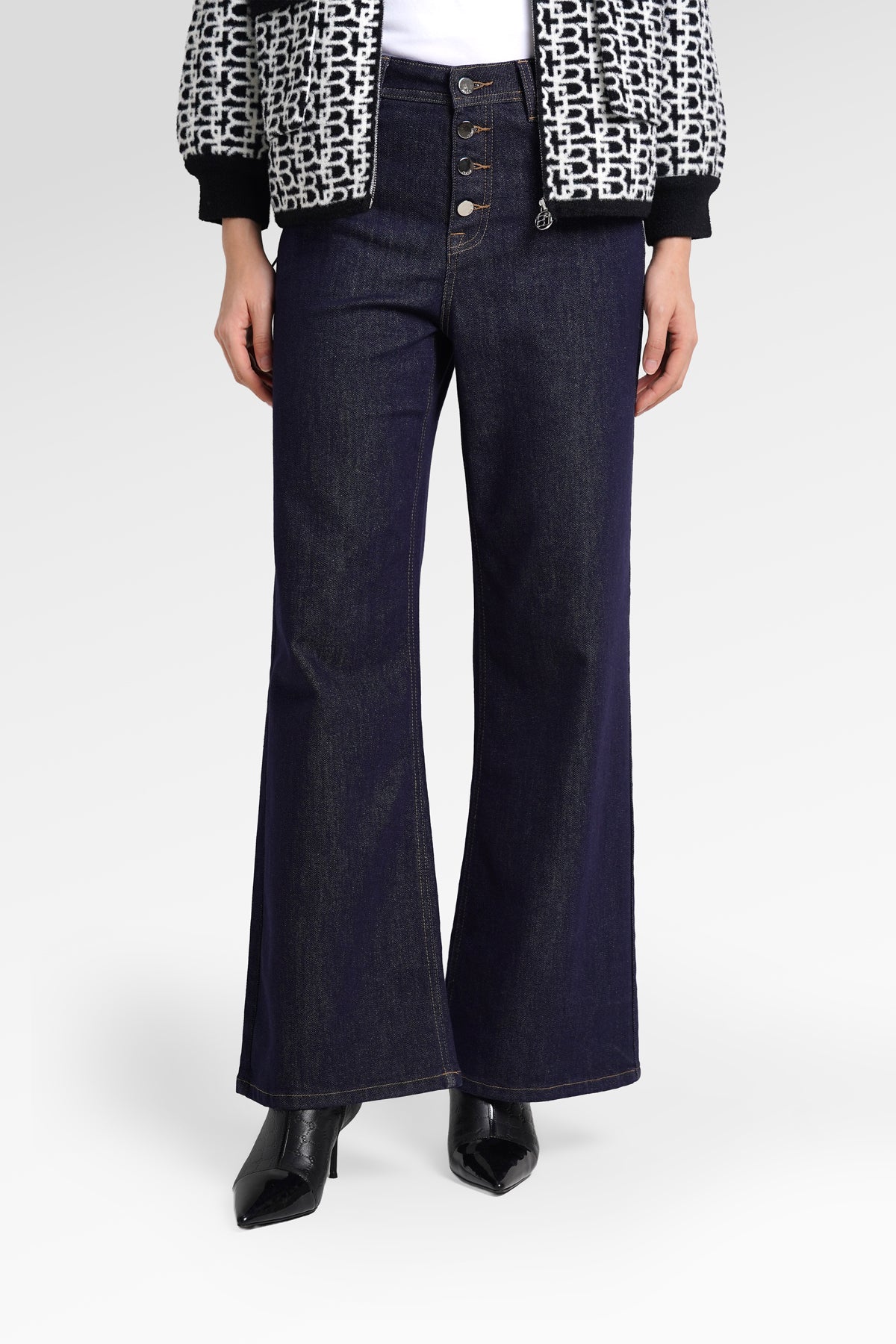 Molly Denim Pants - Navy