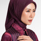 Mono Diagonal Scarf - Berry