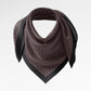 Mono Diagonal Scarf - Black Choco