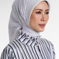 Mono Diagonal Scarf - Cloud