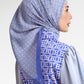 Mono Diagonal Scarf - Placid Blue