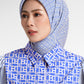 Mono Diagonal Scarf - Placid Blue