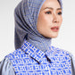 Mono Diagonal Scarf - Placid Blue