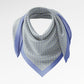 Mono Diagonal Scarf - Placid Blue