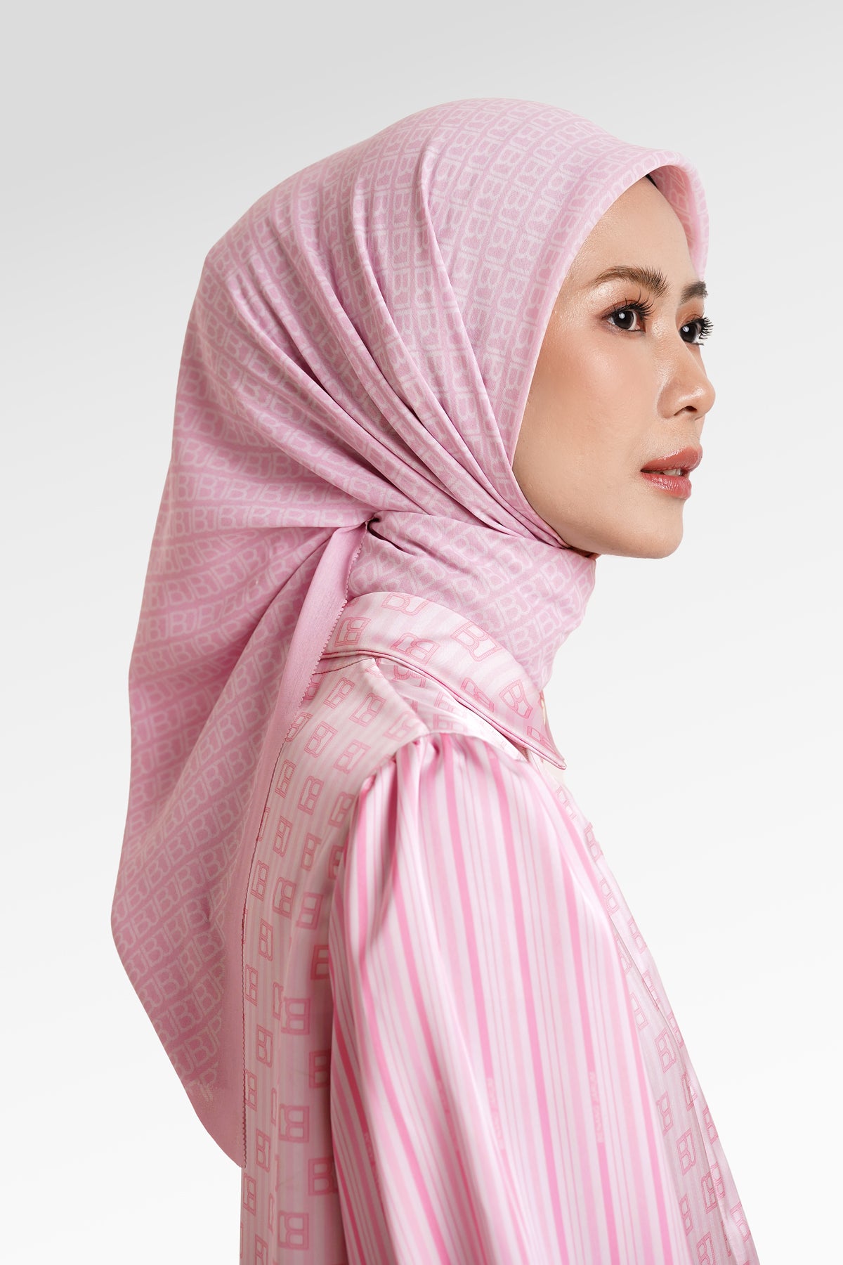 Mono Diagonal Scarf - Sorbet