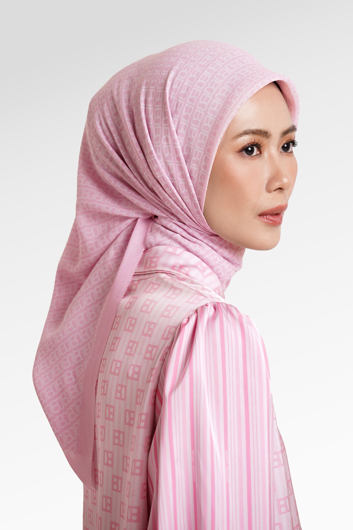 Mono Diagonal Scarf - Sorbet