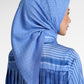 Mono Diagonal Scarf - Timeless Blue