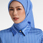 Mono Diagonal Scarf - Timeless Blue