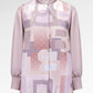 Mono Multilogo Back Pleated Shirt - Riviera