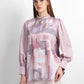 Mono Multilogo Back Pleated Shirt - Riviera